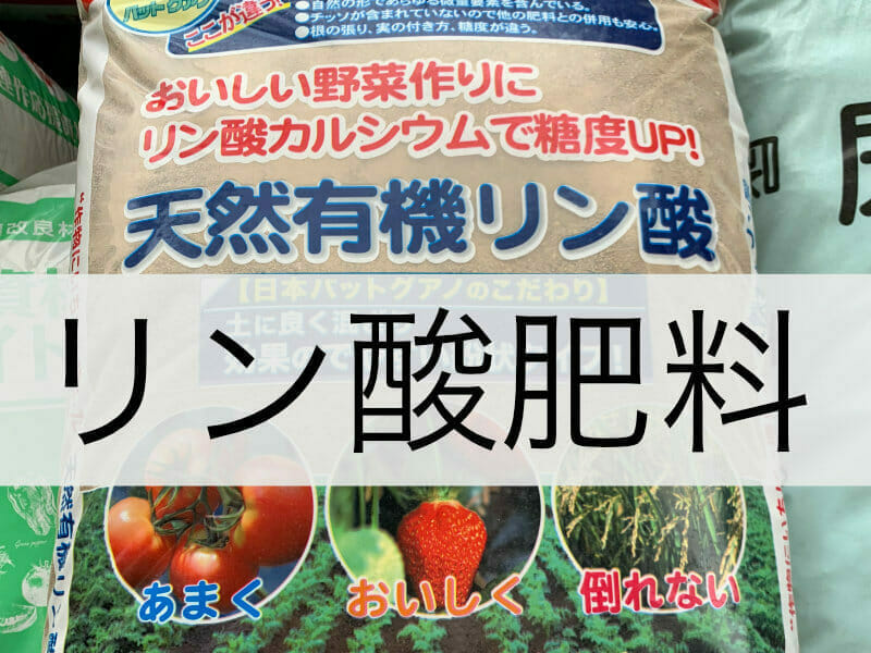 植物の生長に絶対に必要な要素 リン酸系肥料の基本 農家web