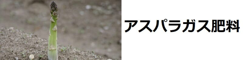 アスパラガス栽培　肥料のやり方とおすすめ肥料のまとめ